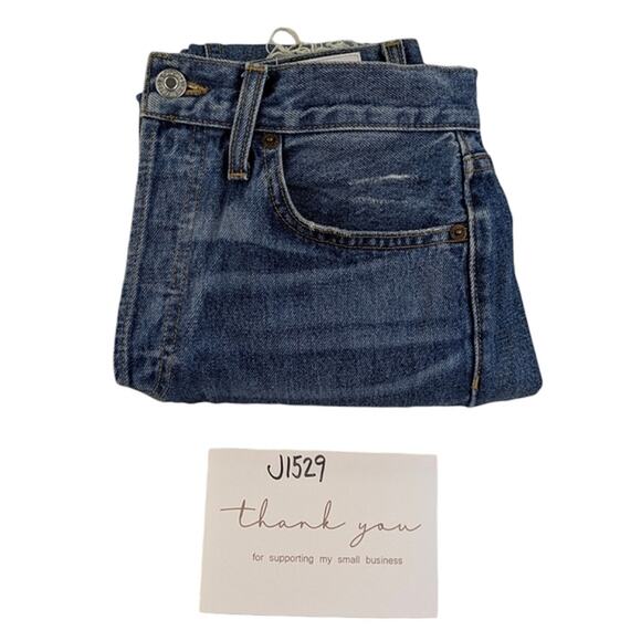RE/DONE Originals High Rise Ankle Crop GUC $285 Size 28    J1529 - Picture 8 of 8